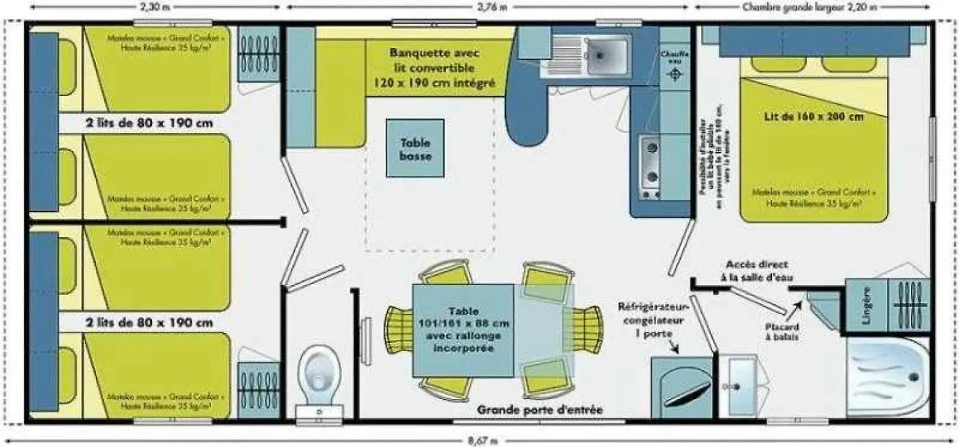 Campsite Camping 4 Etoiles - Piscine - Ccbadea La Bastide-de-Serou